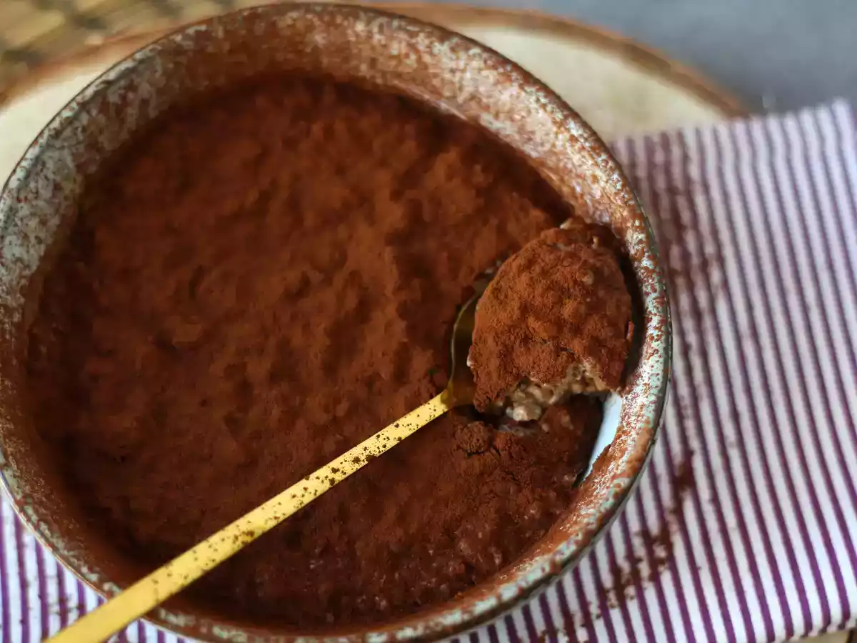 Tiramisu aromalı gecelik yulaf, mükemmel kahve ve kakao kahvaltısı! - fotoğraf 5
