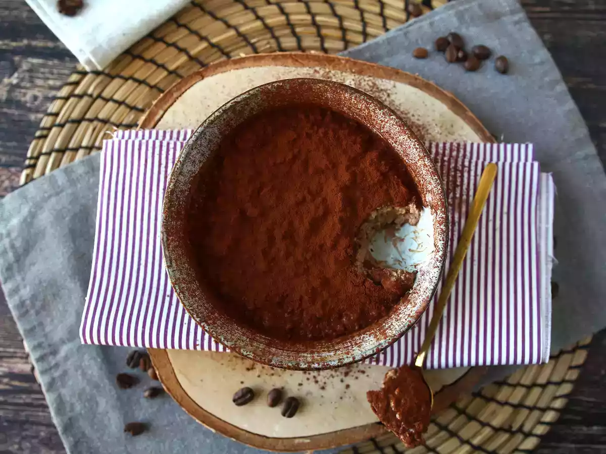 Tiramisu aromalı gecelik yulaf, mükemmel kahve ve kakao kahvaltısı! - fotoğraf 6