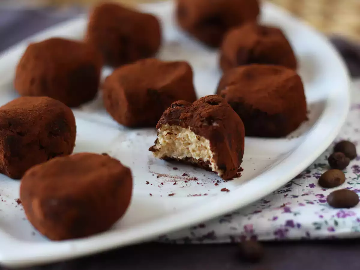 Tiramisu tarzı rochers, kahvenizin yanında mini porsiyonlarda mükemmel İtalyan tatlısı! - fotoğraf 4