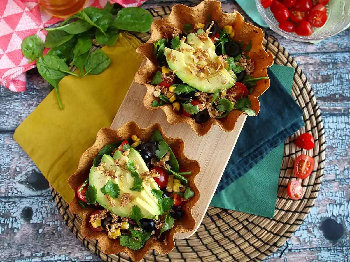 Tortilla kasesi nasıl yapılır? Bulaşıksız, kolay salata tarifi - fotoğraf 2