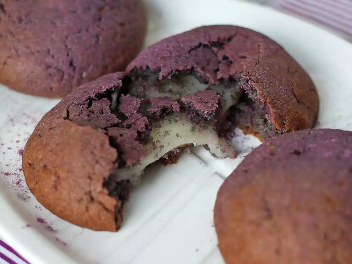 Ube'li mochi kurabiyeleri - fotoğraf 4