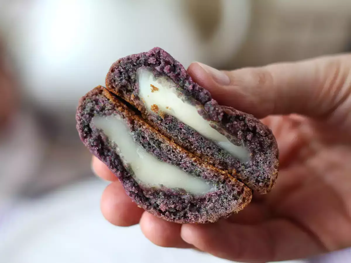 Ube'li mochi kurabiyeleri - fotoğraf 5