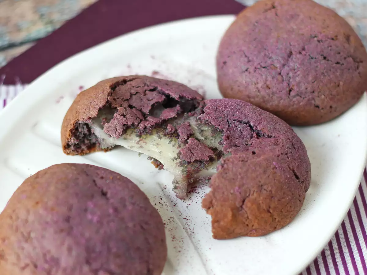 Ube'li mochi kurabiyeleri - fotoğraf 6