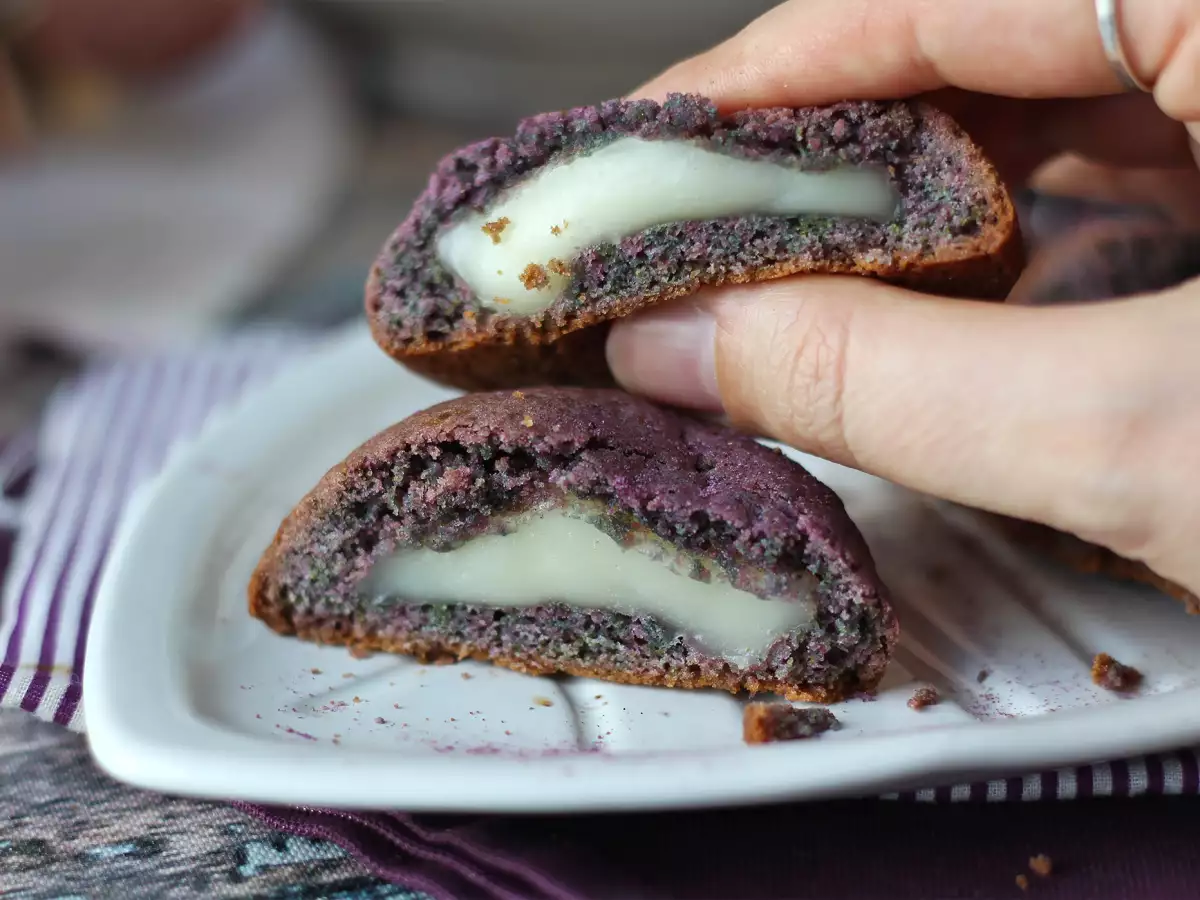 Ube'li mochi kurabiyeleri - fotoğraf 7