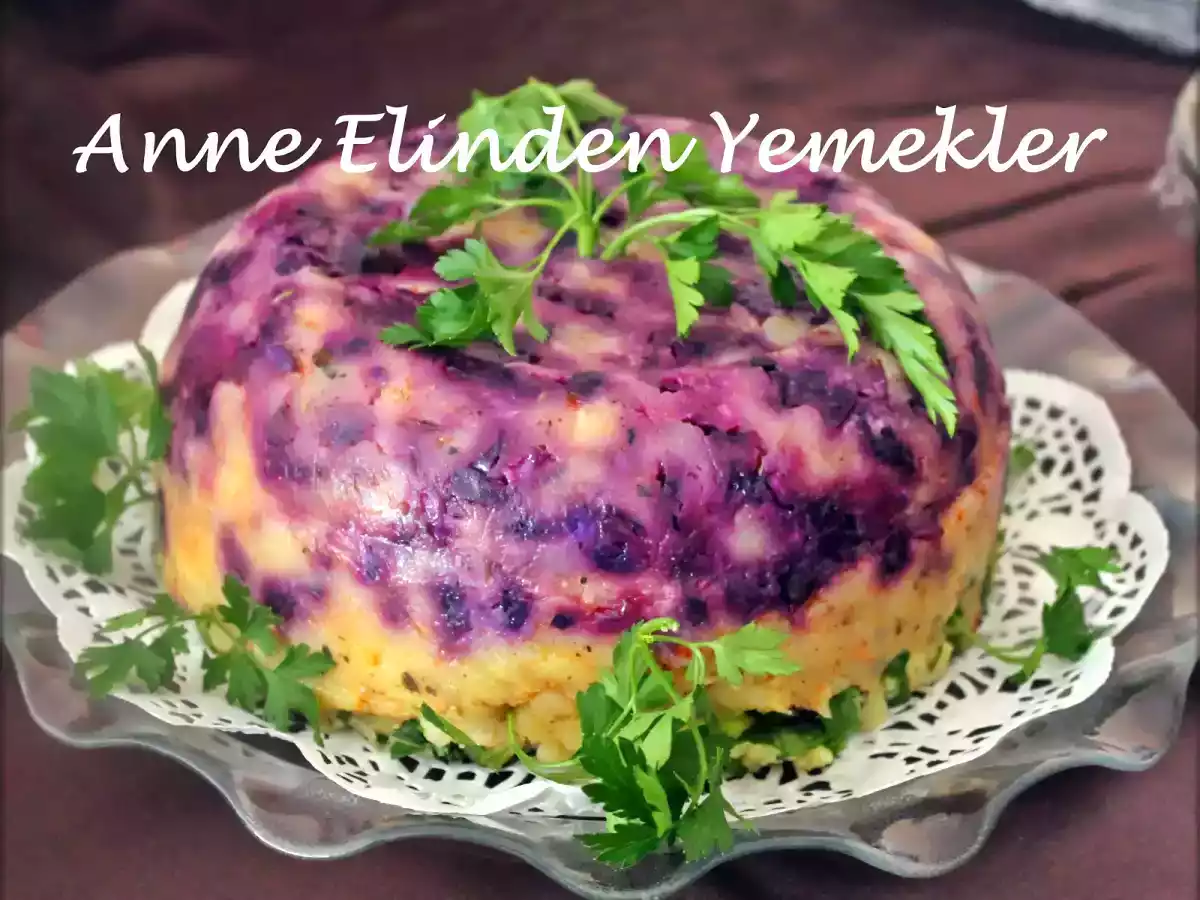 ÜÇ RENKLİ PATATES SALATASI