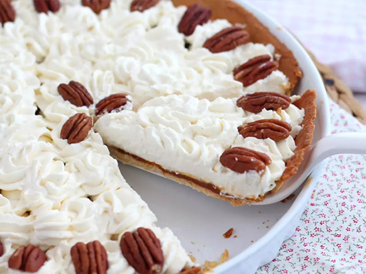 Vanilyalı Karamelli Pikan Cevizli Tart - fotoğraf 2