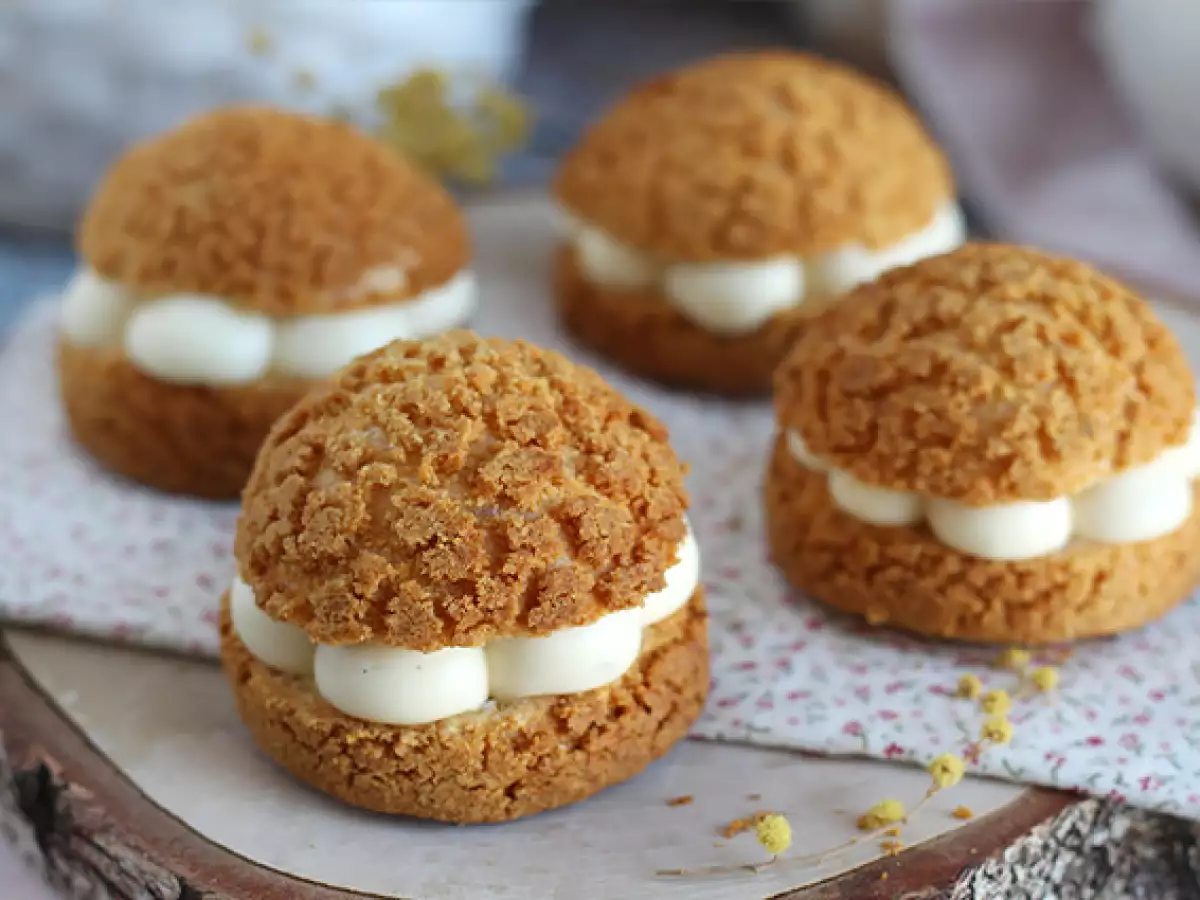 Vanilyalı Kremalı Craquelin Profiterol - fotoğraf 2