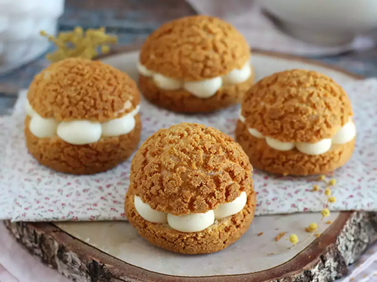 Vanilyalı Kremalı Craquelin Profiterol - fotoğraf 5