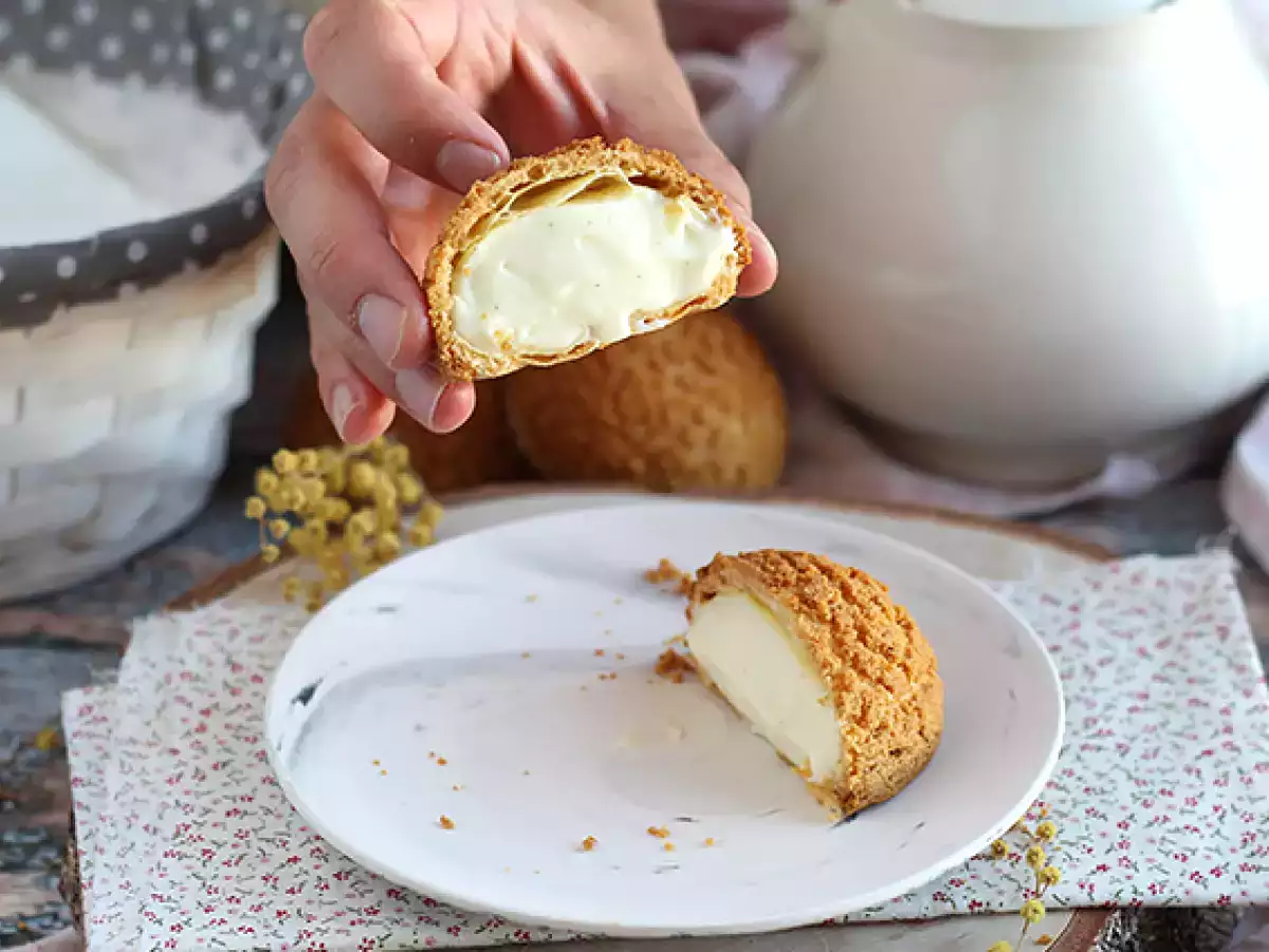 Vanilyalı kremalı kraker pufları - fotoğraf 3