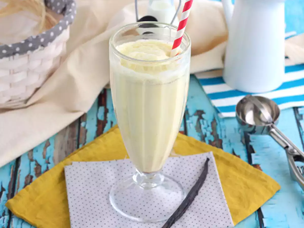 Vanilyalı milkshake