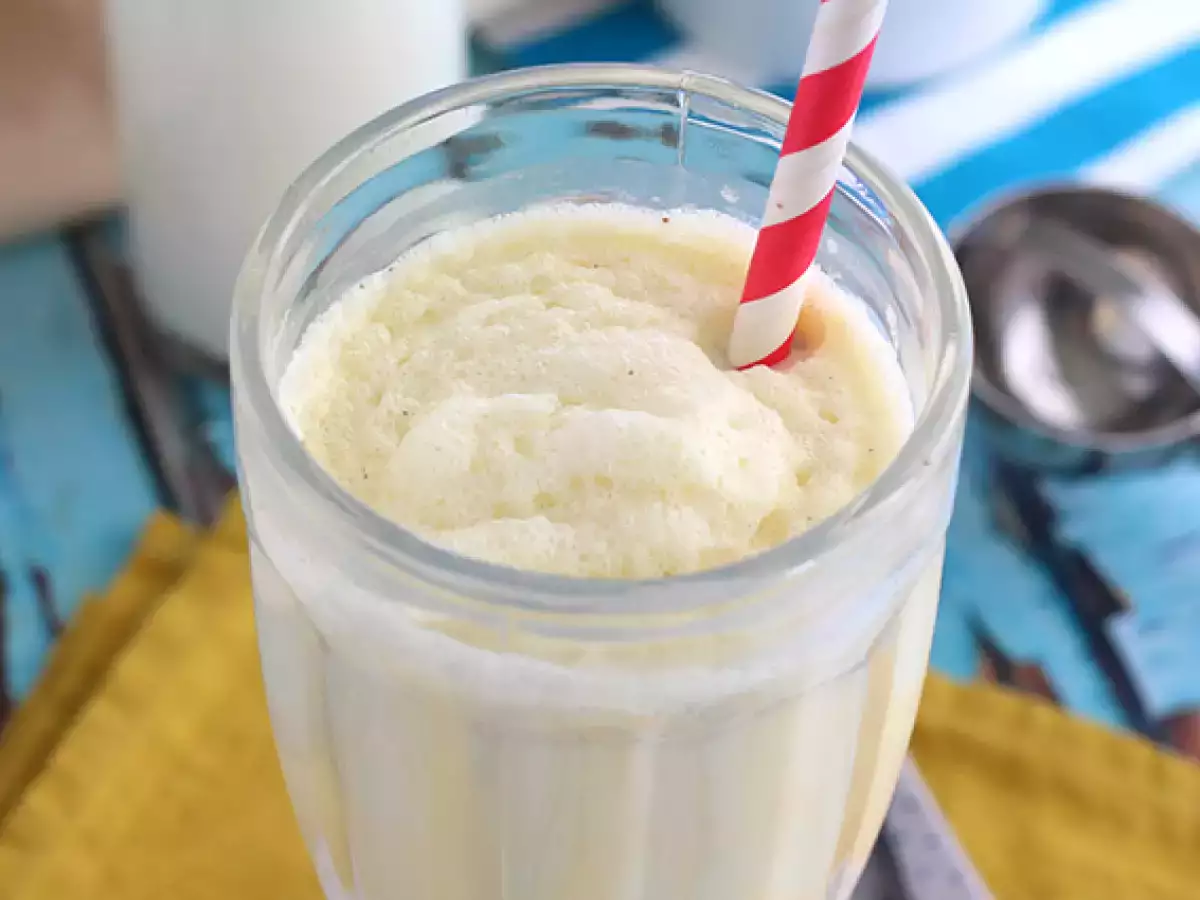 Vanilyalı milkshake - fotoğraf 2