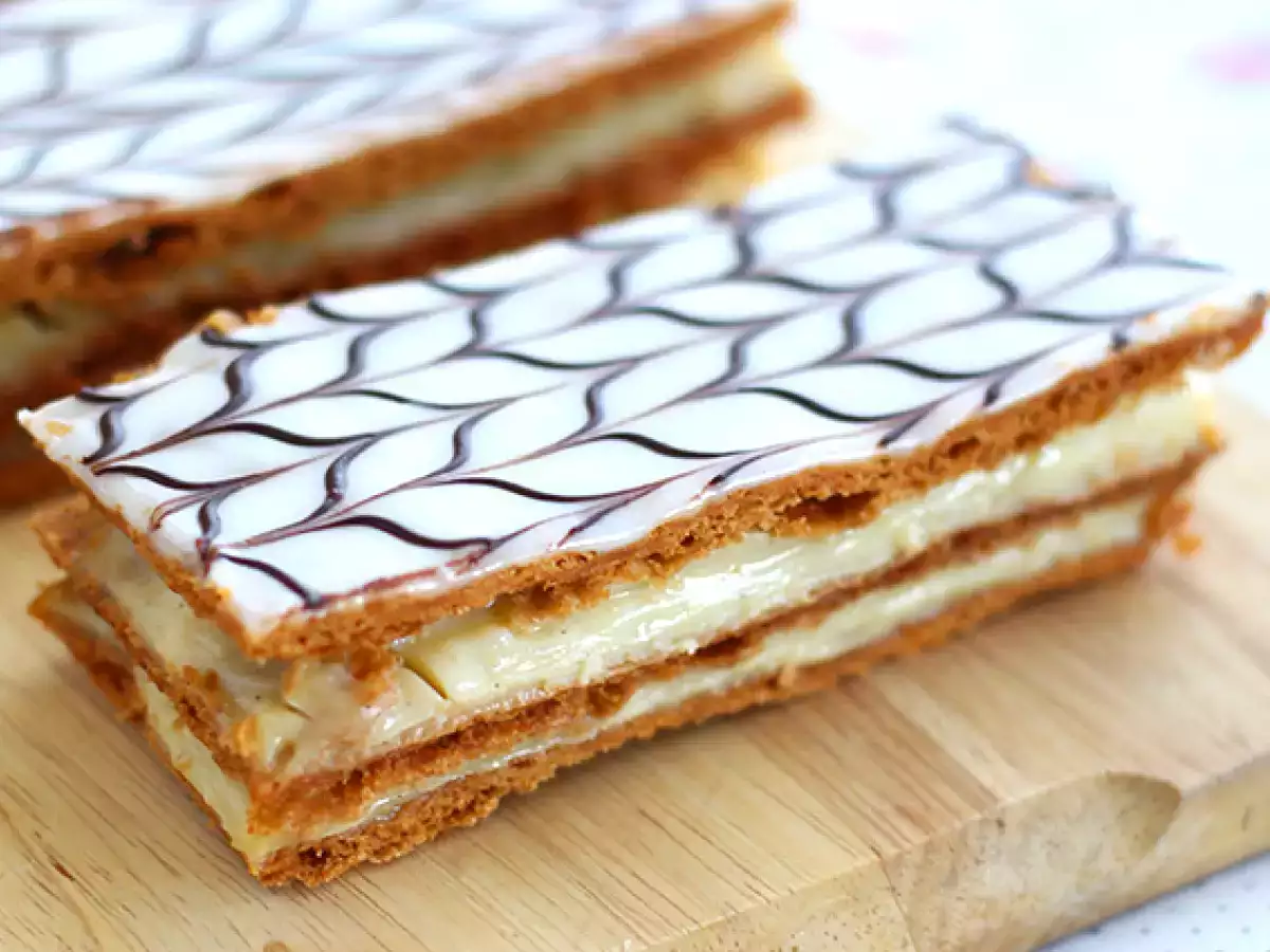Vanilyalı mille feuille - fotoğraf 2