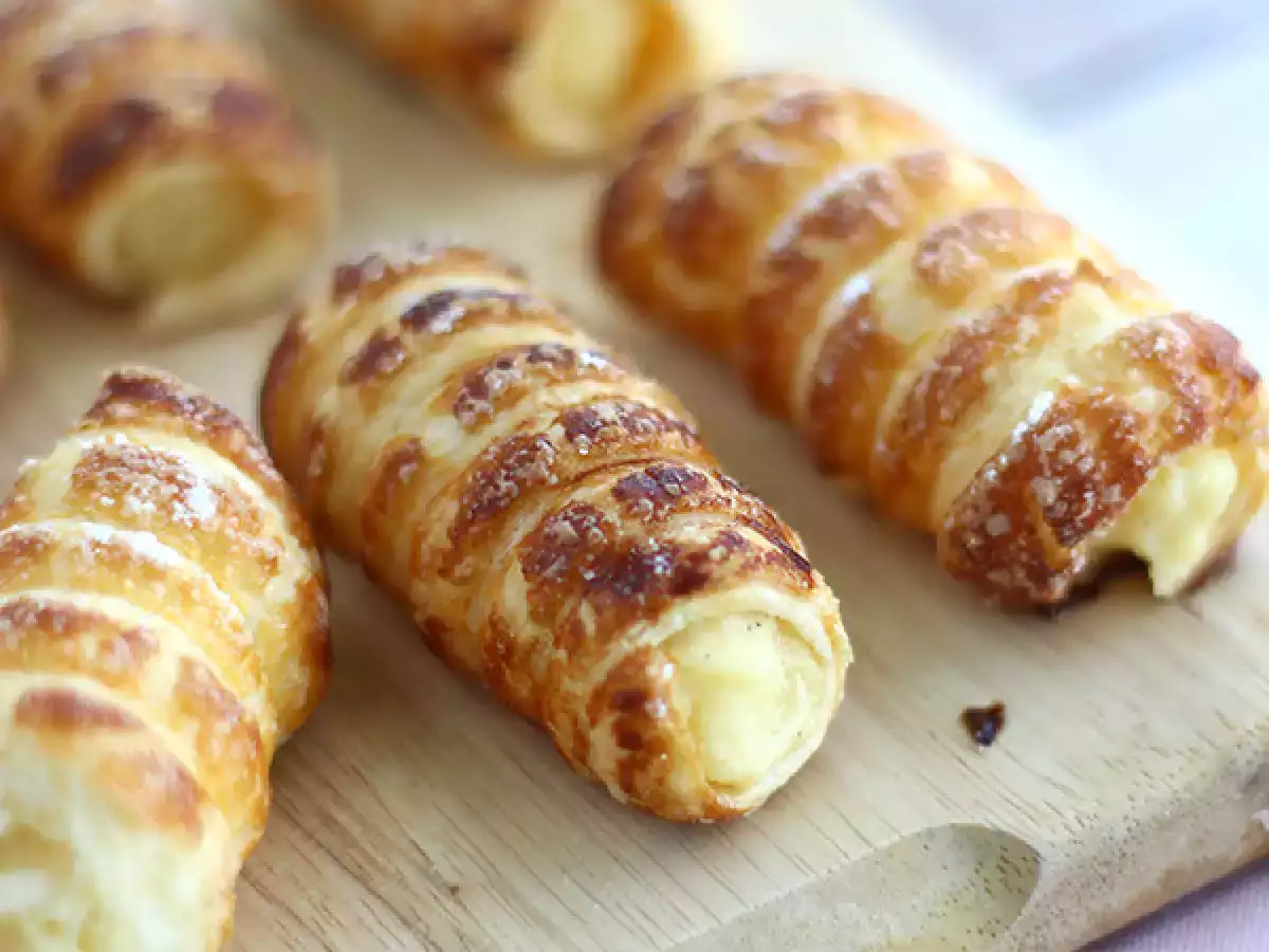 Vanilyalı muhallebili cannoli - fotoğraf 3