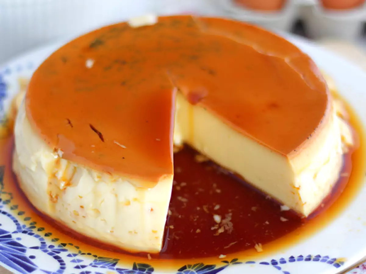 Vanilyalı yumurtalı muhallebi - fotoğraf 3