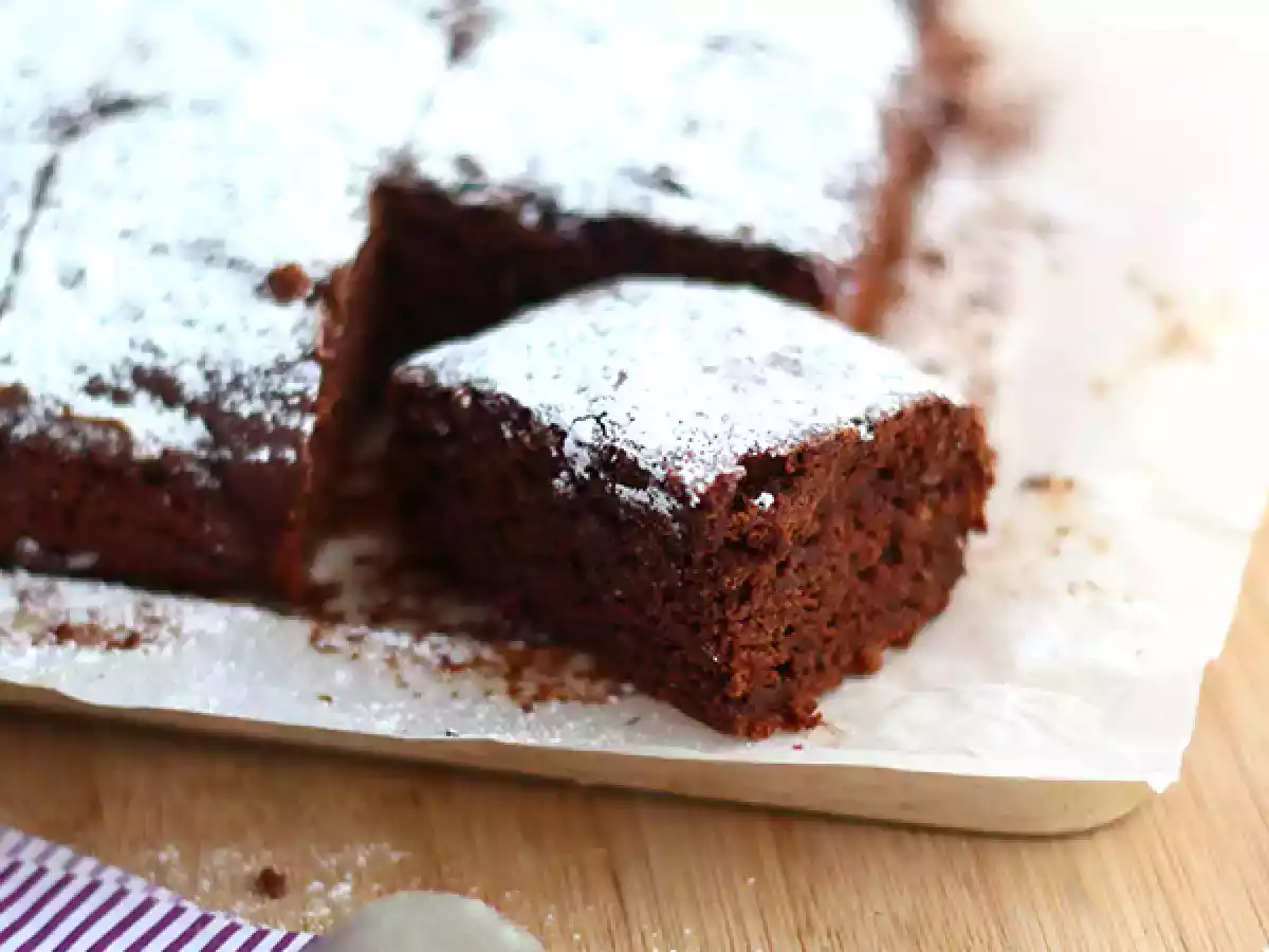 Vegan brownie, yumurta ve süt içermez - fotoğraf 3