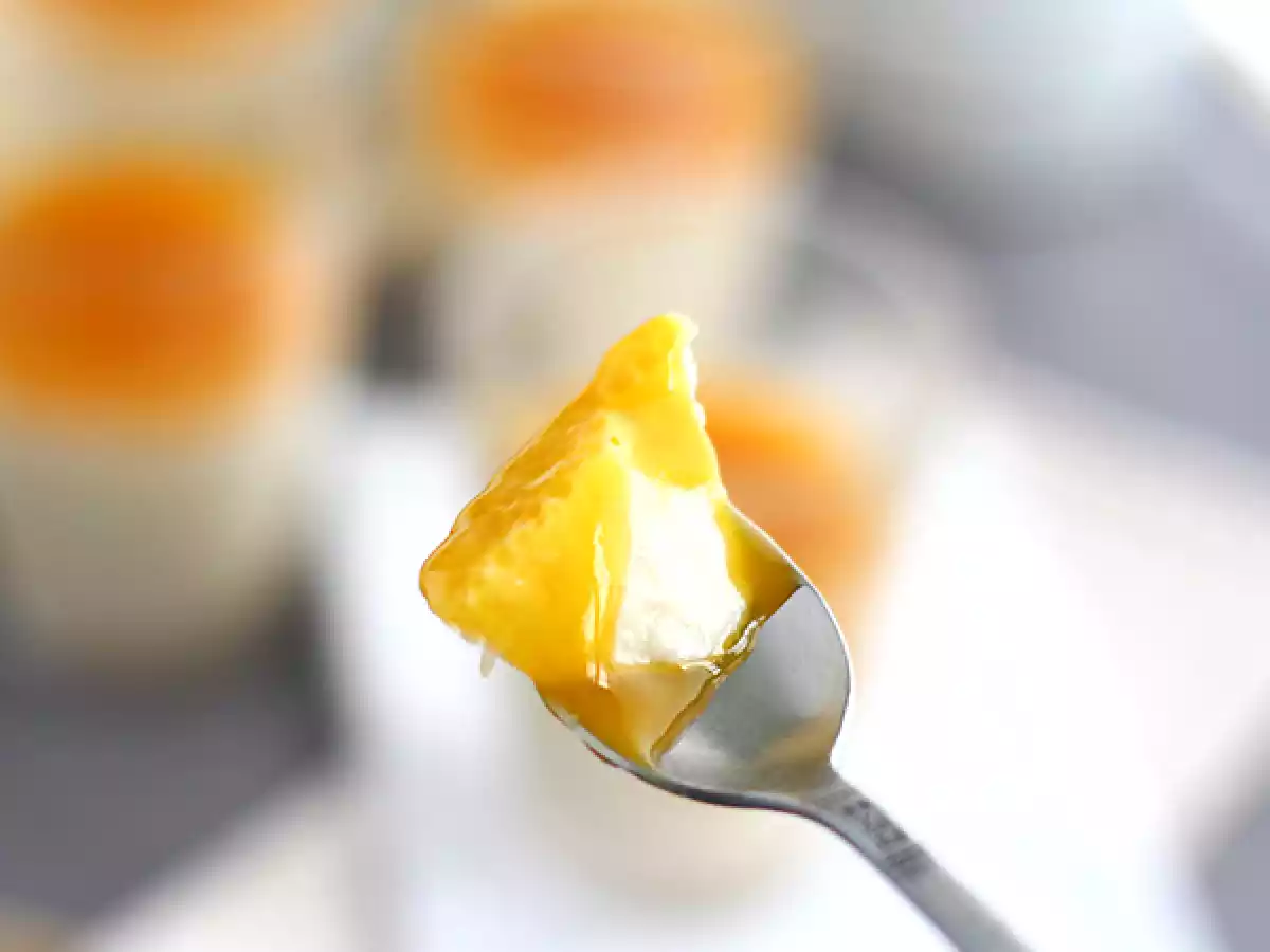 Vegan hindistan cevizli panna cotta - fotoğraf 3