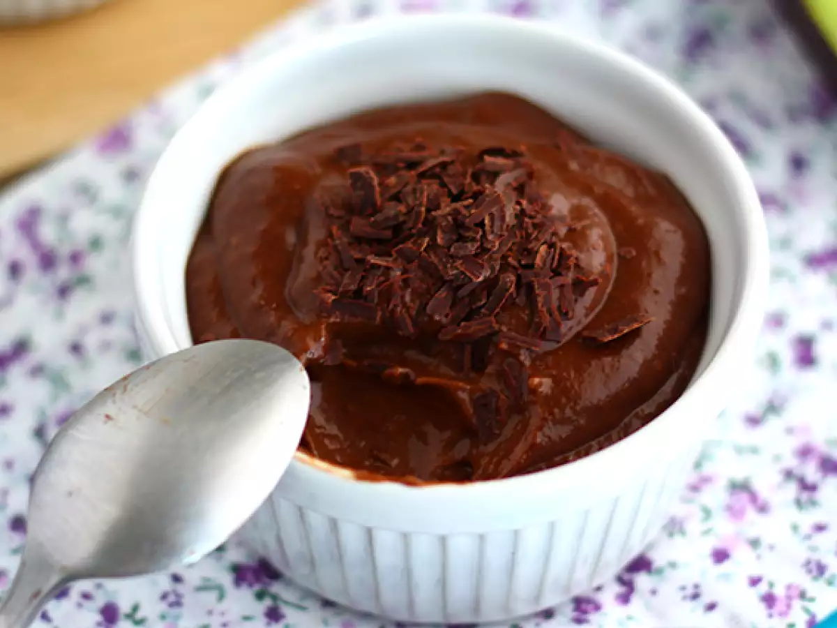 Vegan tatlı kremaları - Çikolata, muz, avokado - fotoğraf 4
