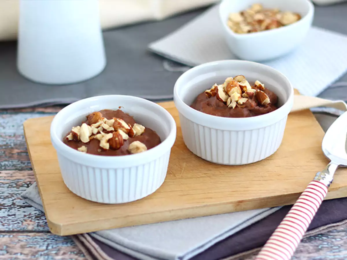 Vegan ve glutensiz fındıklı puding (fındık kreması) - fotoğraf 2