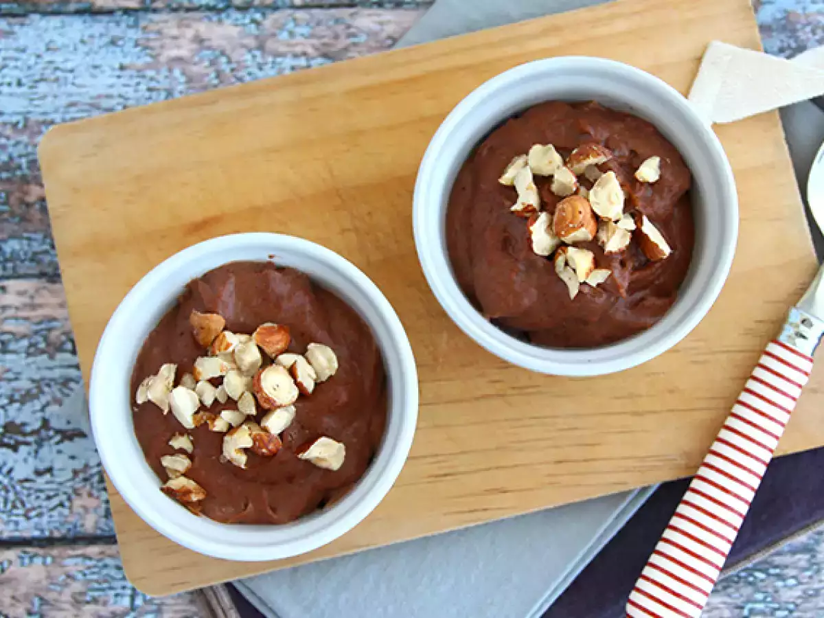 Vegan ve glutensiz fındıklı puding (fındık kreması) - fotoğraf 3