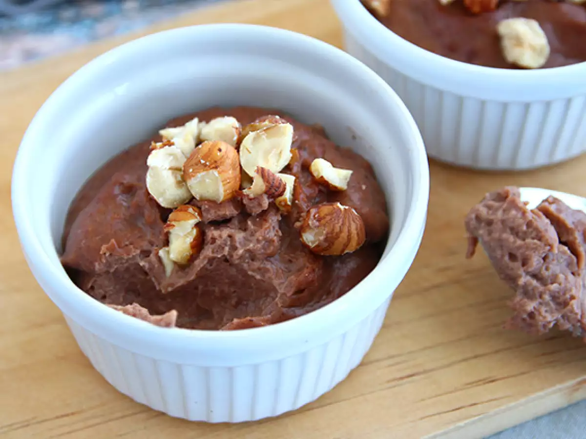 Vegan ve glutensiz fındıklı puding (fındık kreması) - fotoğraf 4