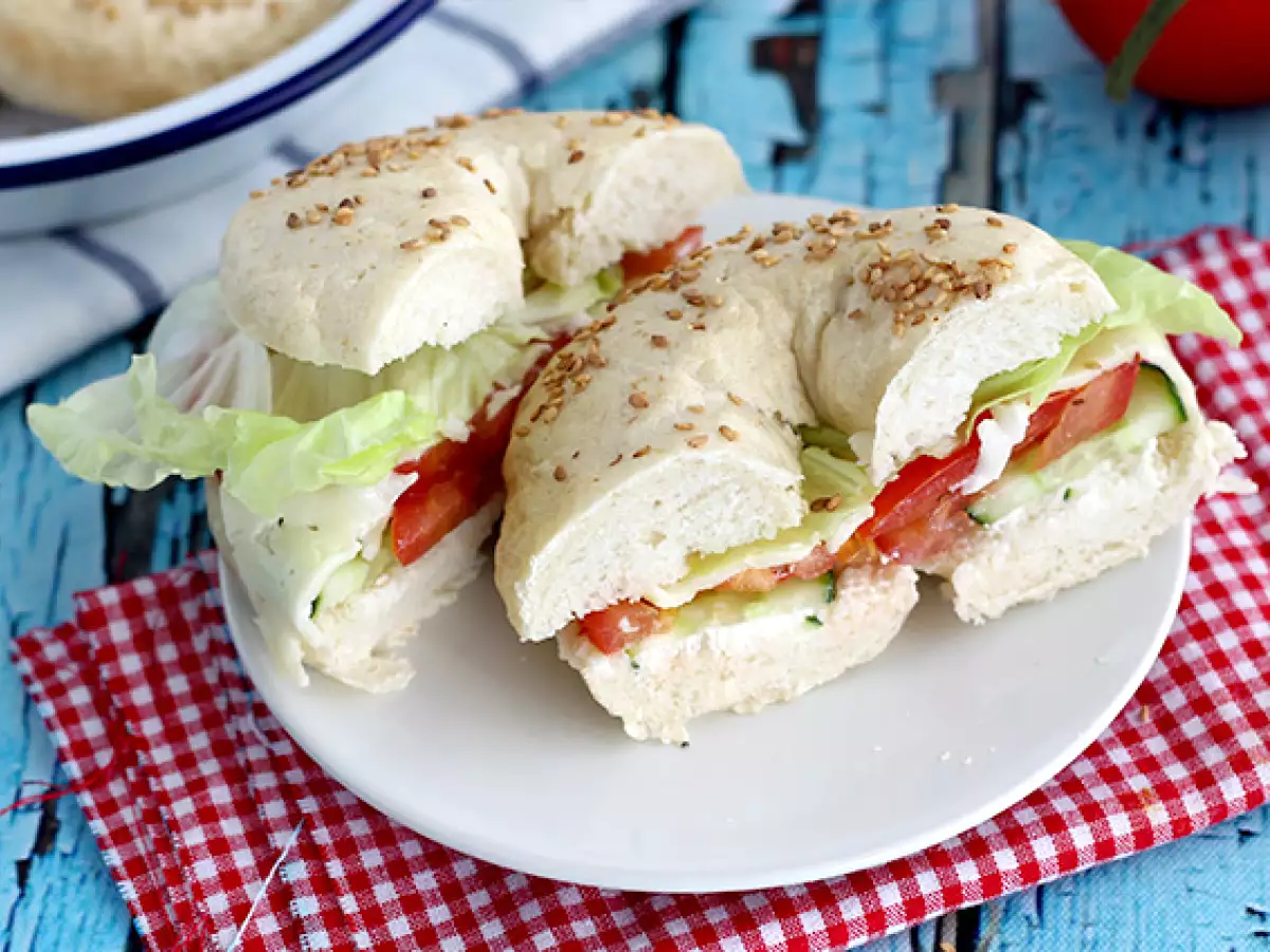 Vejetaryen Bagel Tarifi - fotoğraf 2