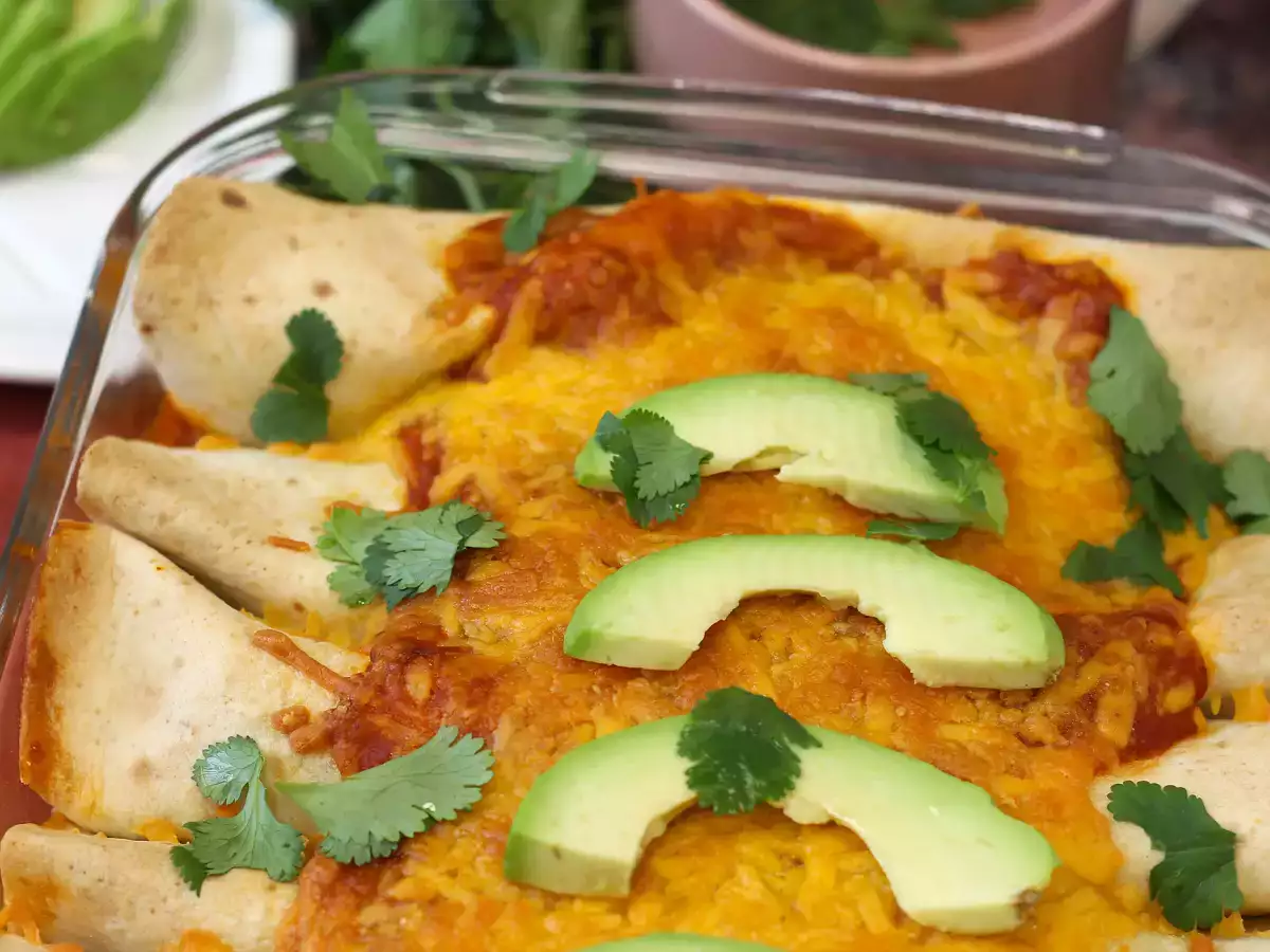 Vejetaryen enchiladas - fotoğraf 2