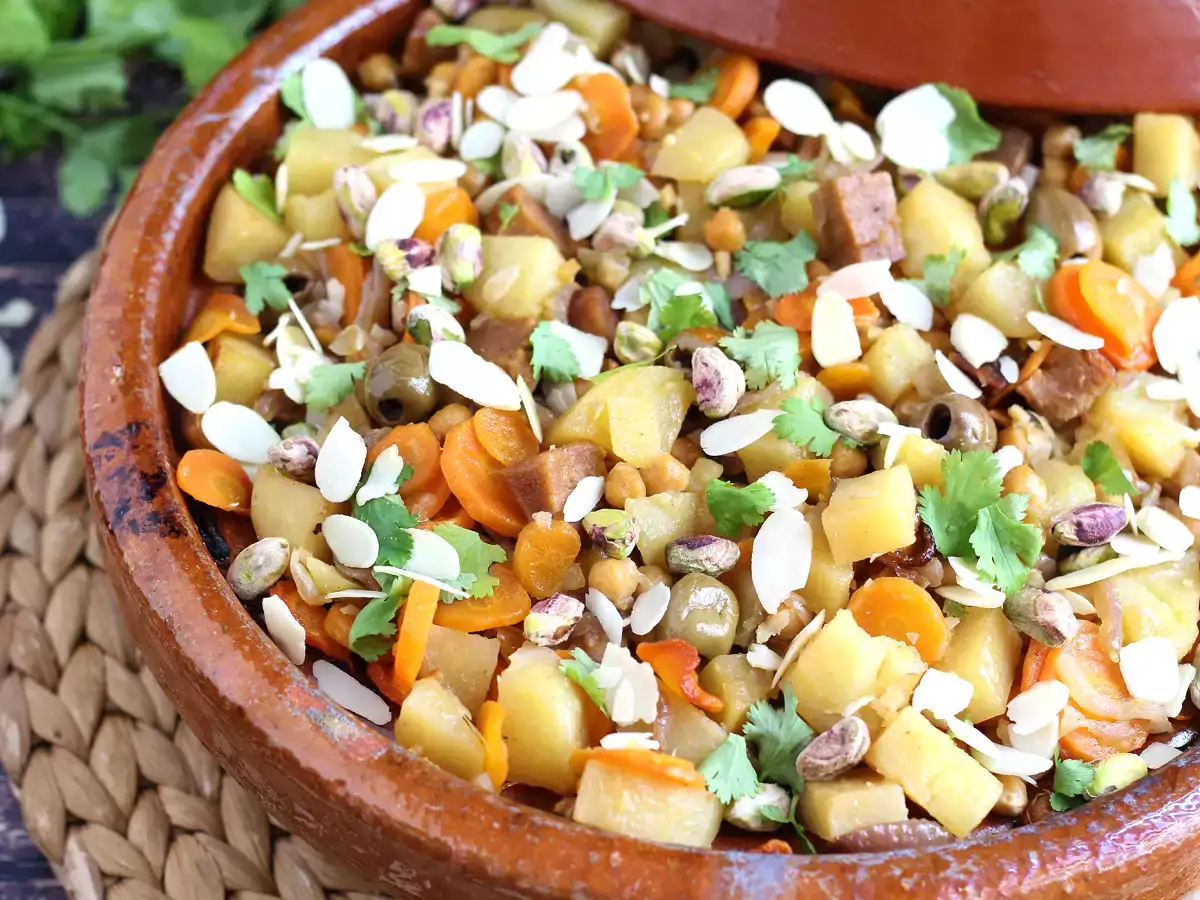 Vejetaryen tagine (bizimle seitan pişirin!) - fotoğraf 2