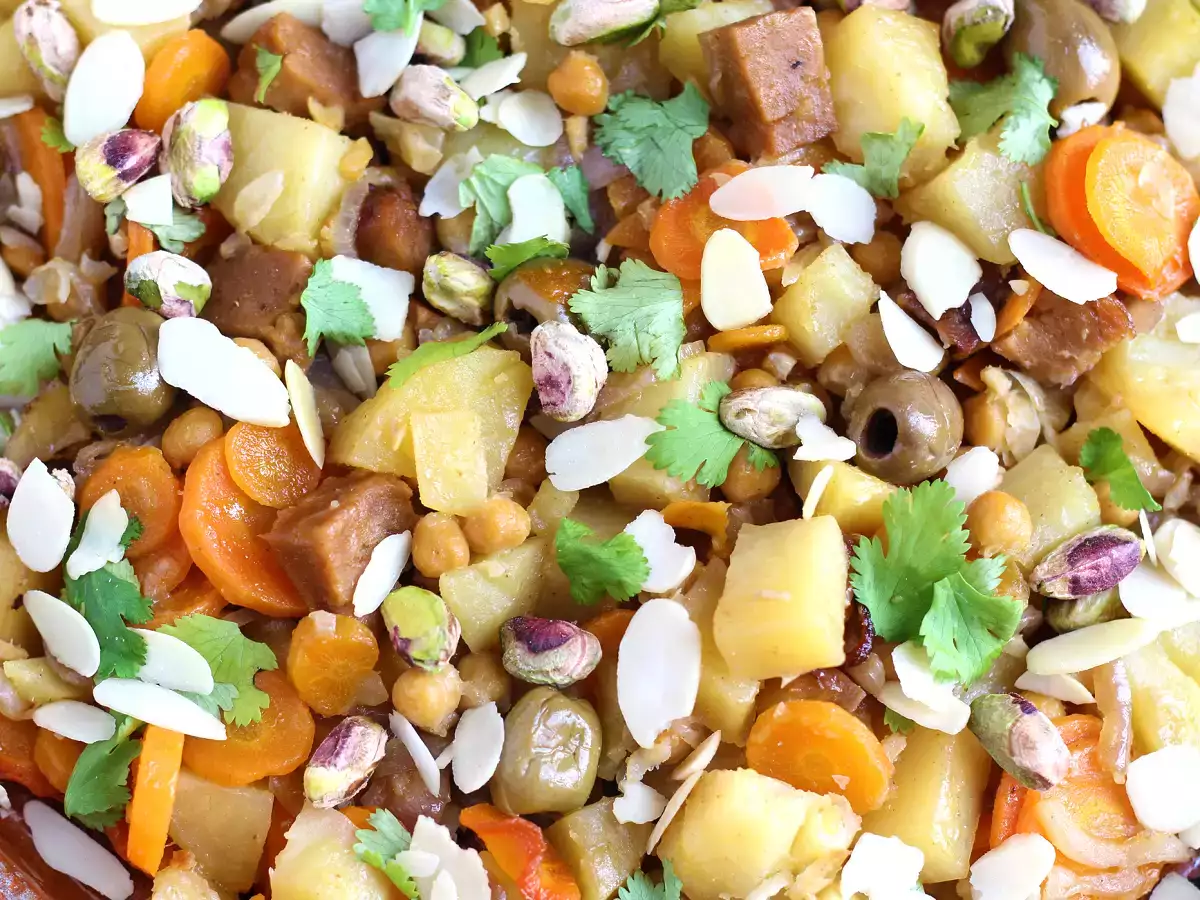 Vejetaryen tagine (bizimle seitan pişirin!) - fotoğraf 4