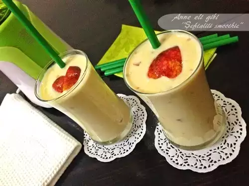 Vestel mix&go ile şeftalili smoothie