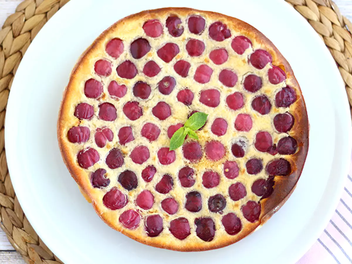 Vişneli clafoutis, ultra eriyen bir klasik
