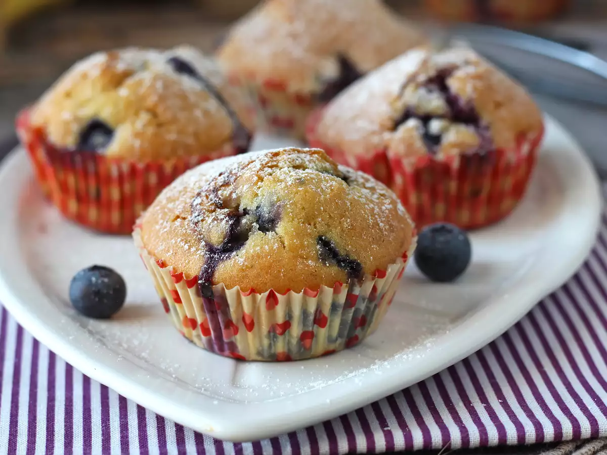 Yaban Mersinli Mini Muffinler: Pirene Turtasının Mini Hâli - fotoğraf 5