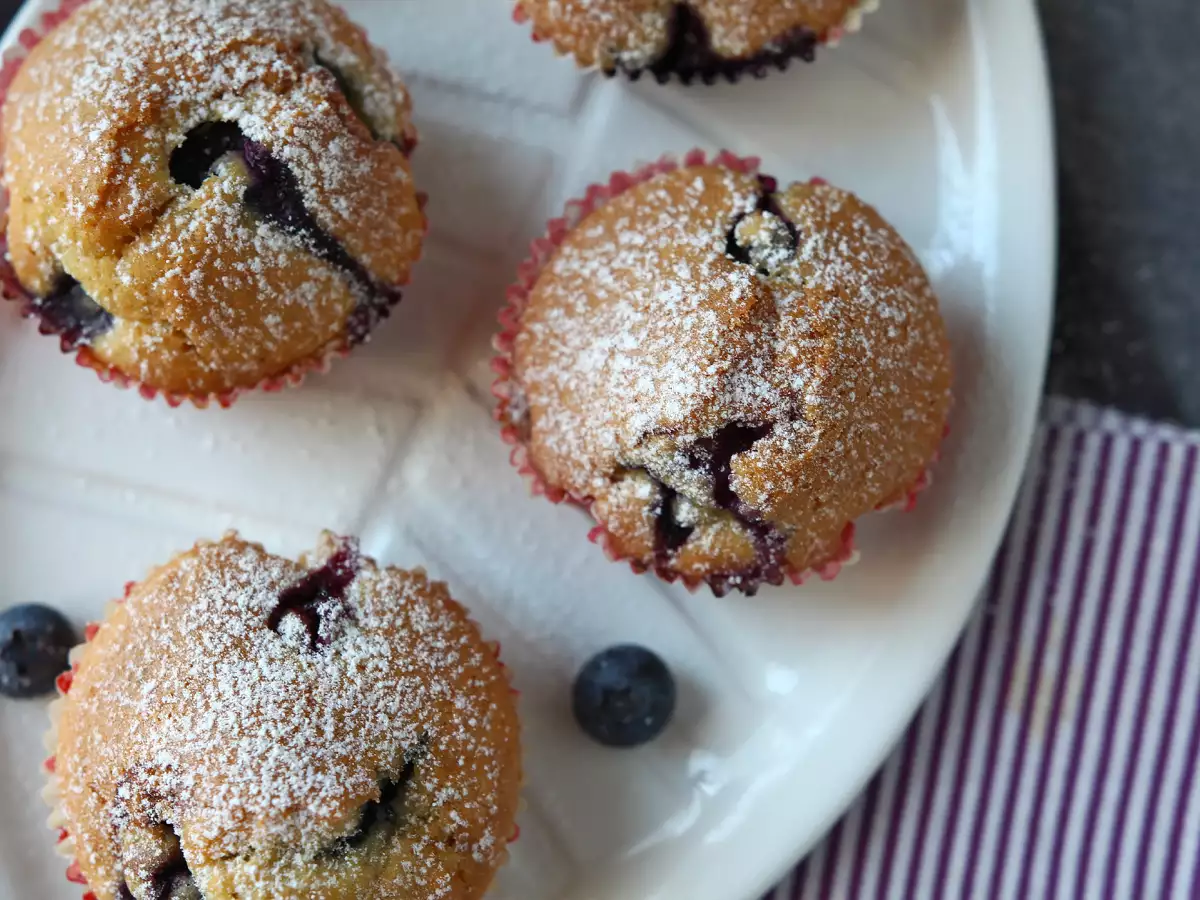 Yaban Mersinli Mini Muffinler: Pirene Turtasının Mini Hâli - fotoğraf 7
