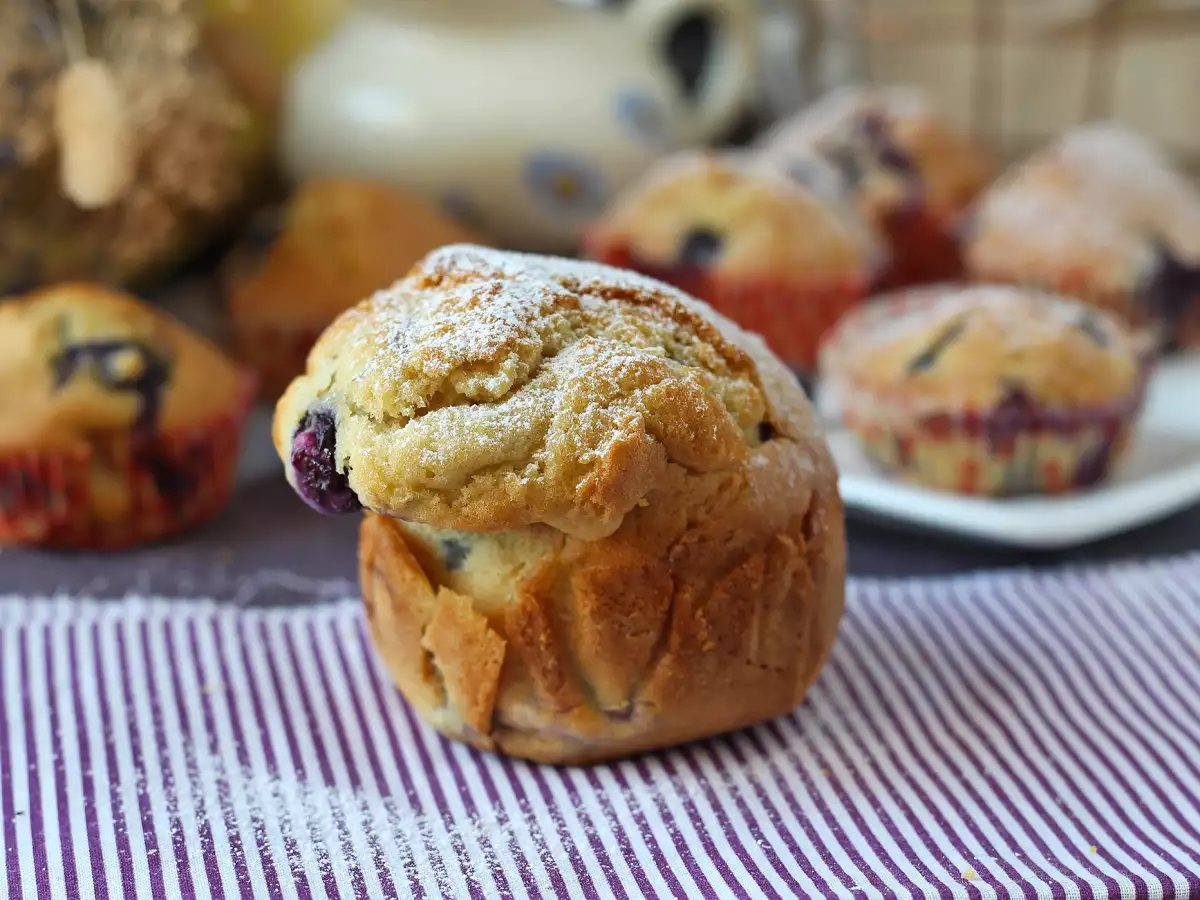 Yaban Mersinli Mini Muffinler: Pirene Turtasının Mini Hâli - fotoğraf 11