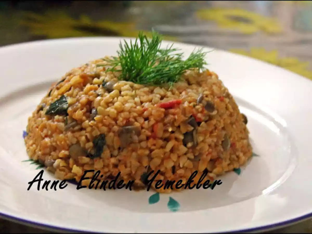 YEŞİL MERCİMEKLİ BULGUR PİLAVI - fotoğraf 2