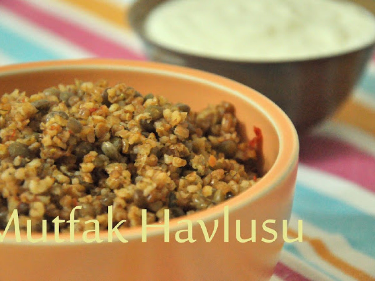 Yeşil Mercimekli Bulgur Pilavı(Adana Usulü)