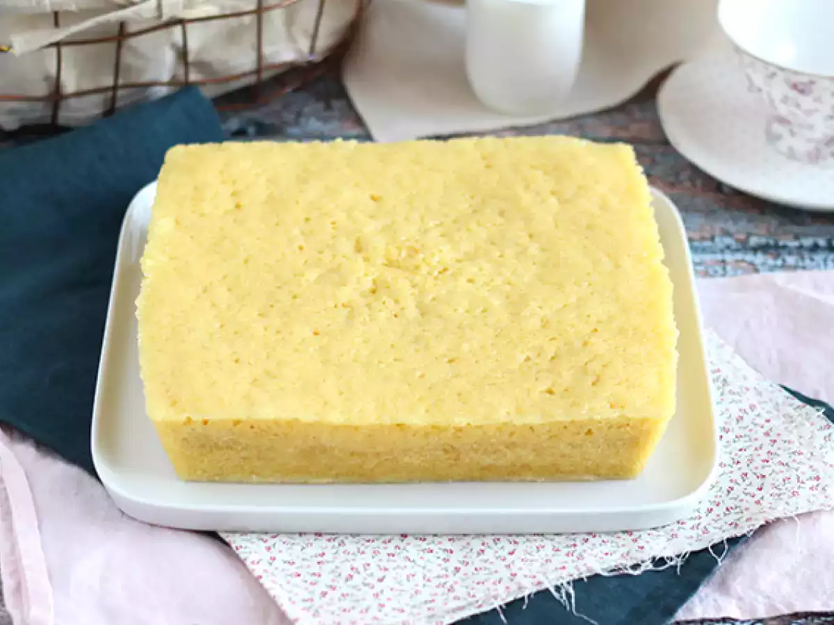 Yoğurtlu pandispanya mikrodalgada 10 dakika içinde. - fotoğraf 5