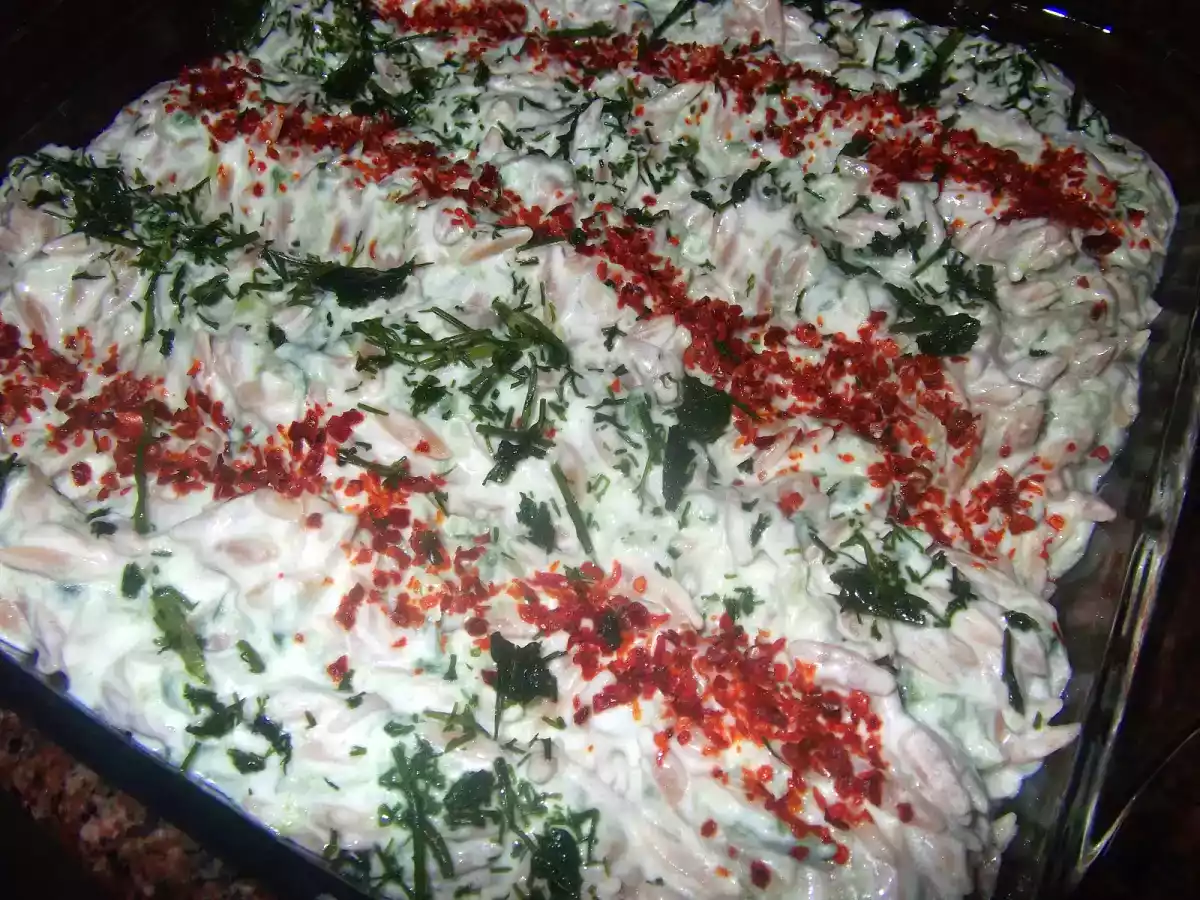 Yoğurtlu şehriye salatası - fotoğraf 2