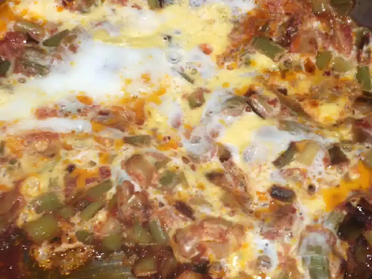 Yumurtalı pırasa kavurması