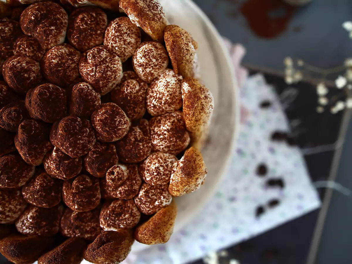 Yumurtasız, Lezzetli Tiramisu Usulü Charlotte - fotoğraf 5
