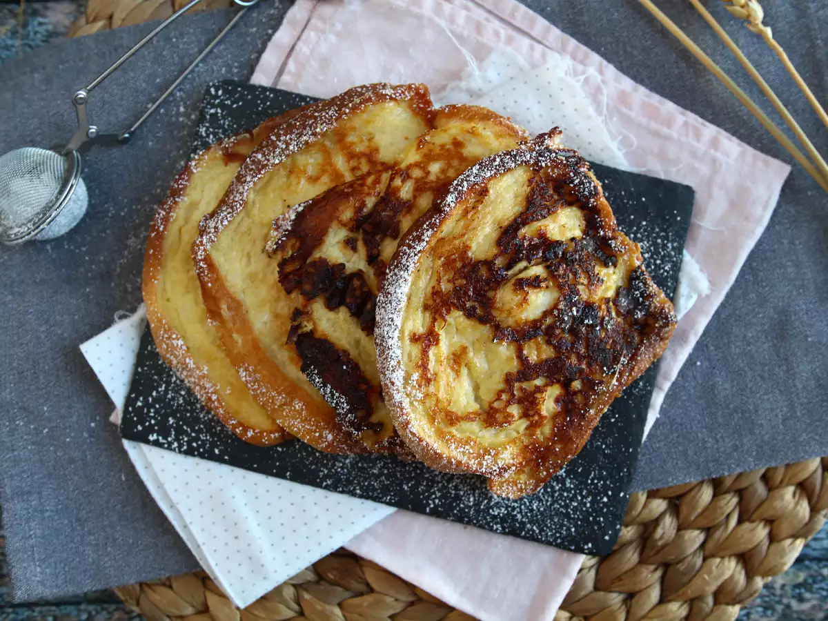 Yumuşacık ve çıtır briyoş tost (Brioche perdue) - fotoğraf 5