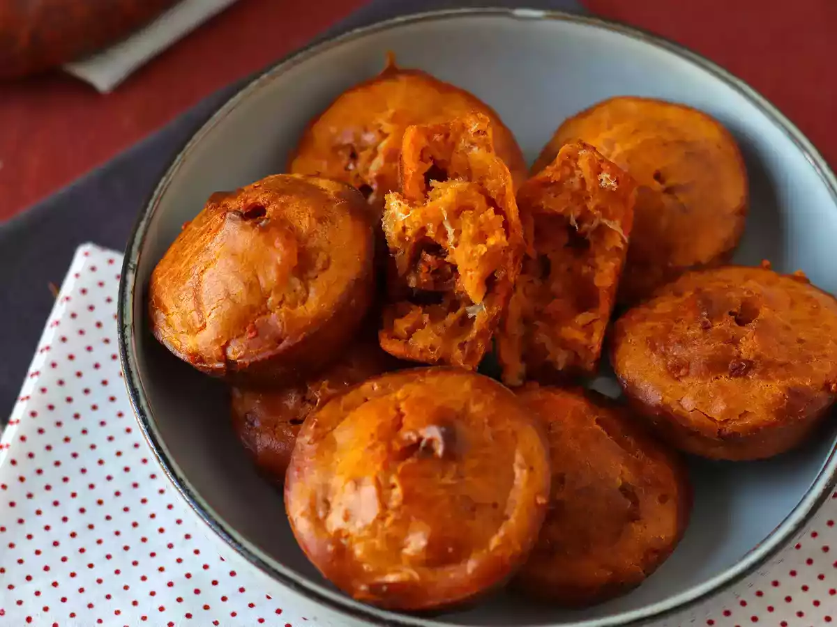 Yumuşak ve baharatlı chorizo muffin - fotoğraf 3