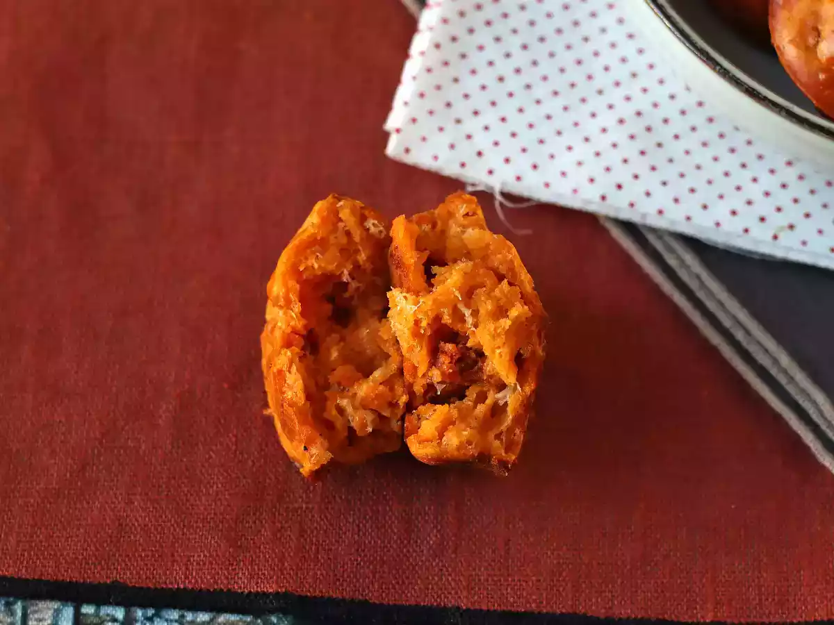 Yumuşak ve baharatlı chorizo muffin - fotoğraf 4