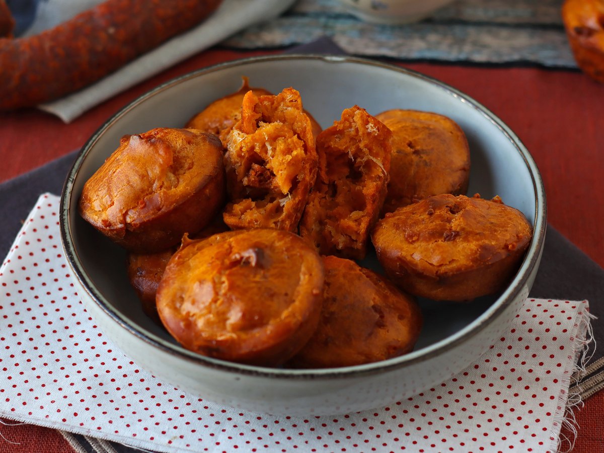 Yumuşak ve baharatlı chorizo muffin - fotoğraf 5