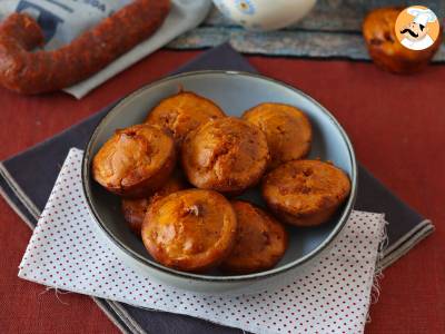 Yumuşak ve baharatlı chorizo muffin - fotoğraf 2