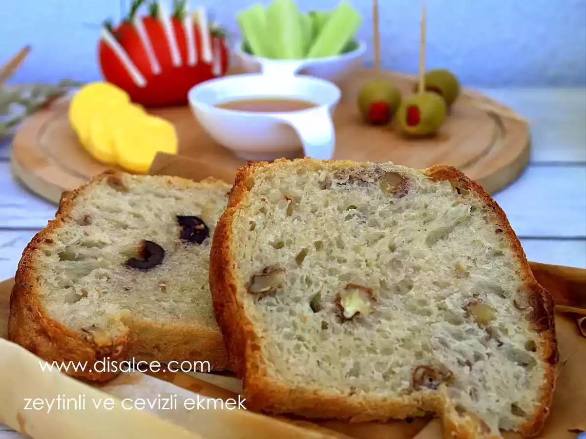 ZEYTİNLİ CEVİZLİ EKMEK - fotoğraf 2