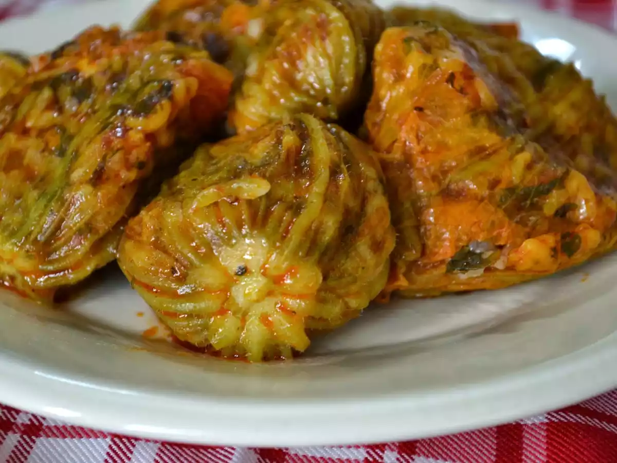 ZEYTİYAĞLI KABAK ÇİÇEĞİ DOLMASI (EGE BÖLGESİ) - fotoğraf 2