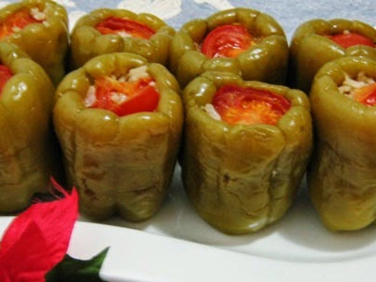 Zeytin yağlı biber dolması tarifi