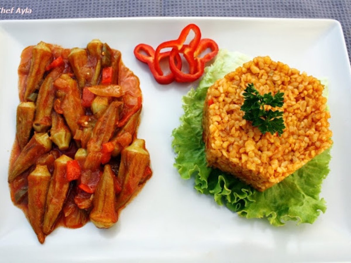 Zeytinyagli Bamya yemegi