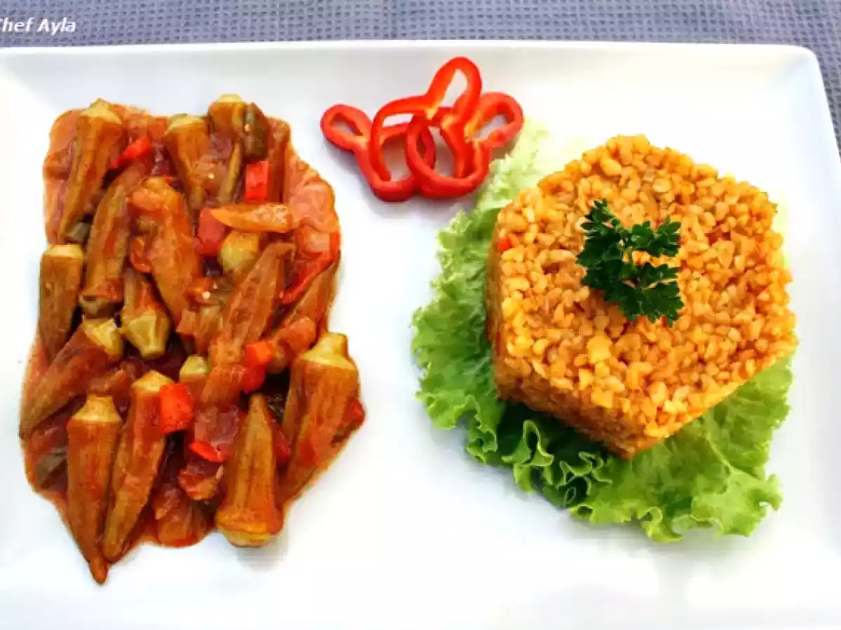 Zeytinyagli Bamya yemegi