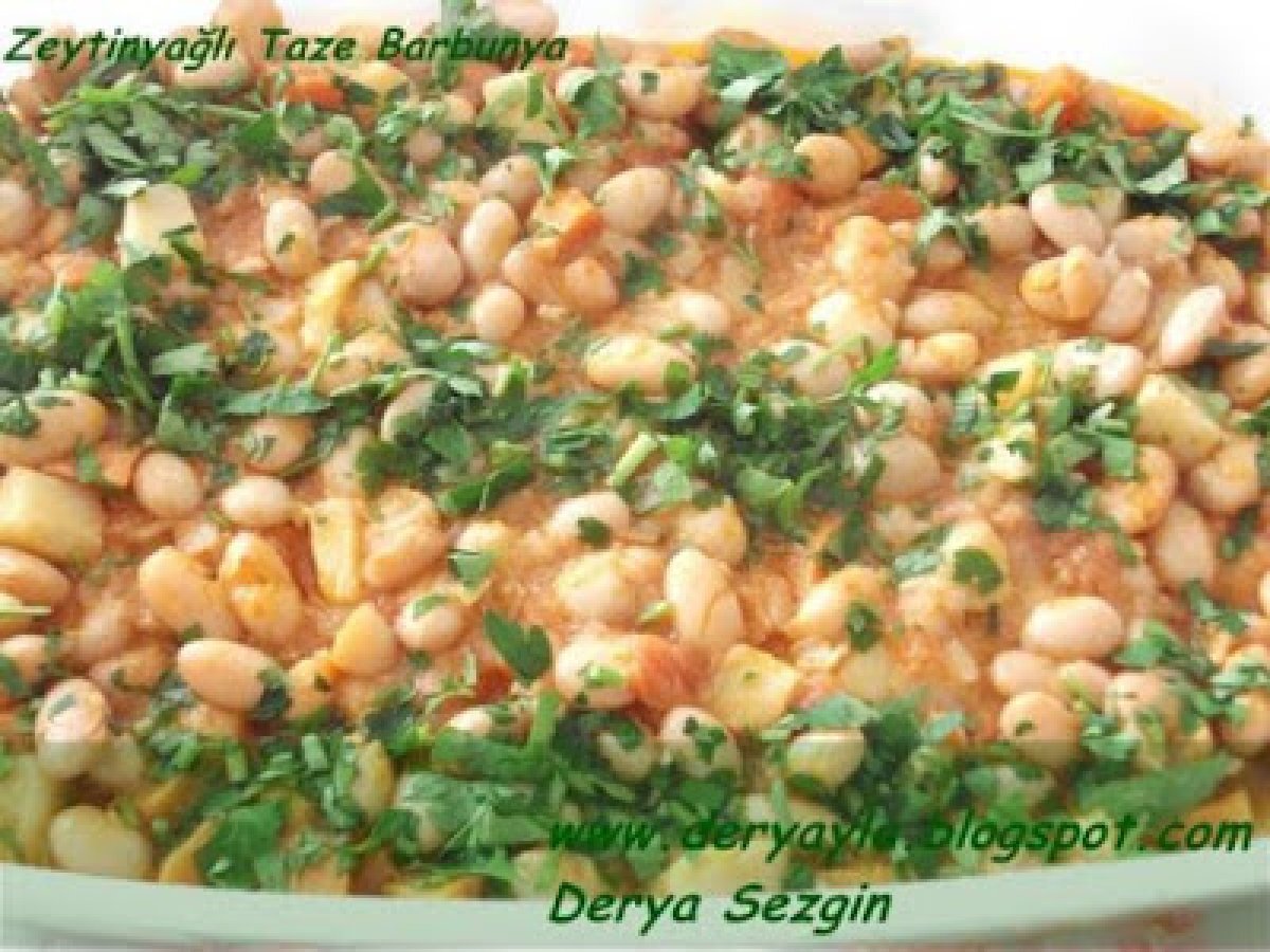 Zeytinyağlı Taze Barbunya ve İftar Menüsü-5